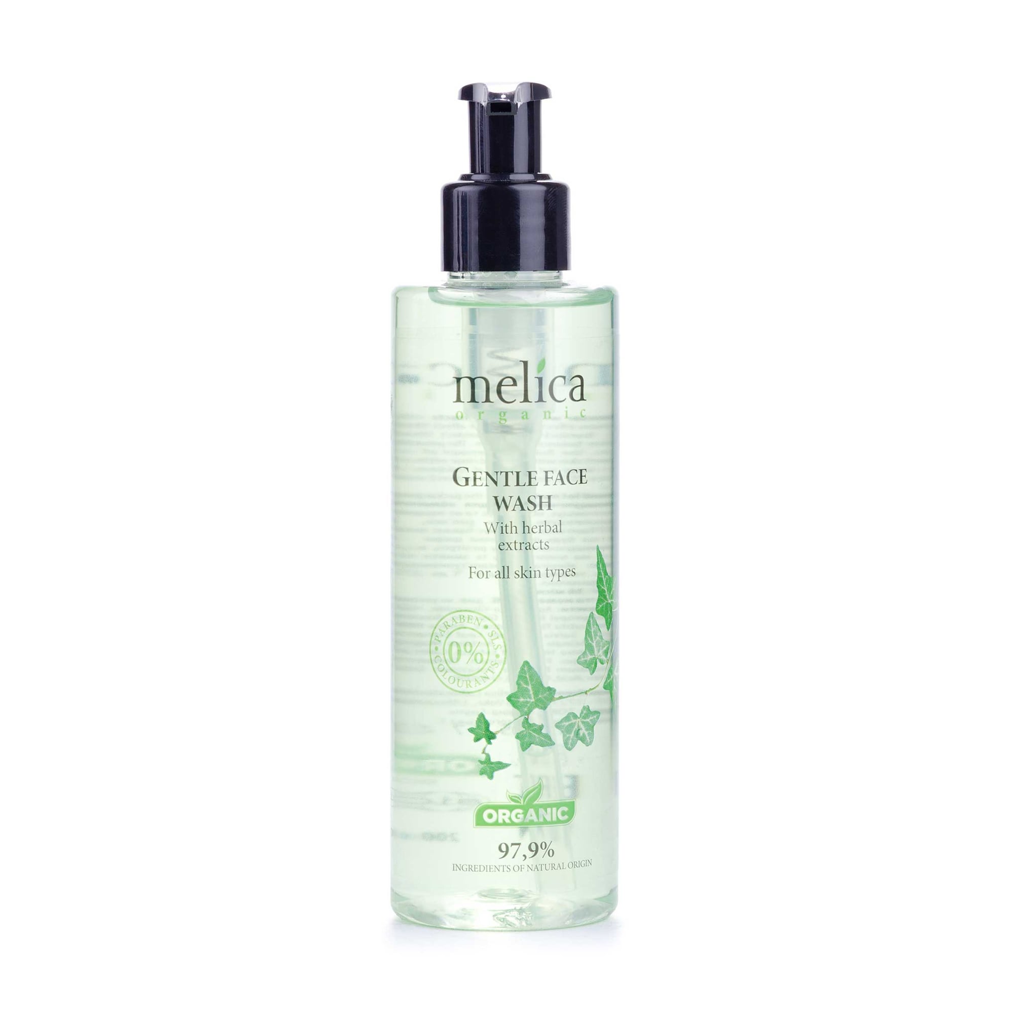 Очищувальний засіб для обличчя Melica Gentle Face Wash з рослинними екстрактами, 200 мл
